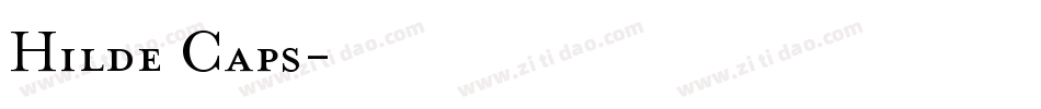 Hilde Caps字体转换
